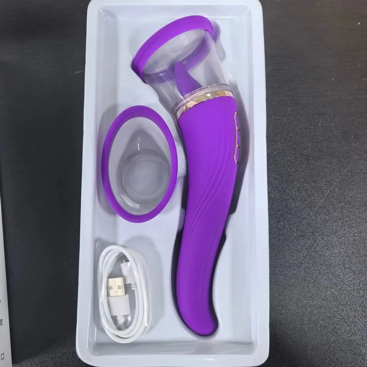 Tongue Licking with Sucking G Spot Vibrator 3 in 1 Sex Toys for Women Powerful Clitoral Nipple Oral Sucker Stimulation Massager — image 6