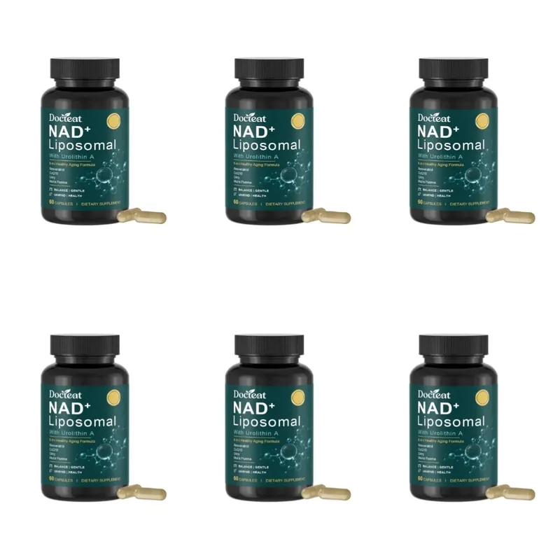 Docteat Liposomal NAD+ Capsules Energy & Healthy Aging Support with Urolithin A Trans Resveratrol CoQ10 Men Women 60 Capsules — image 12
