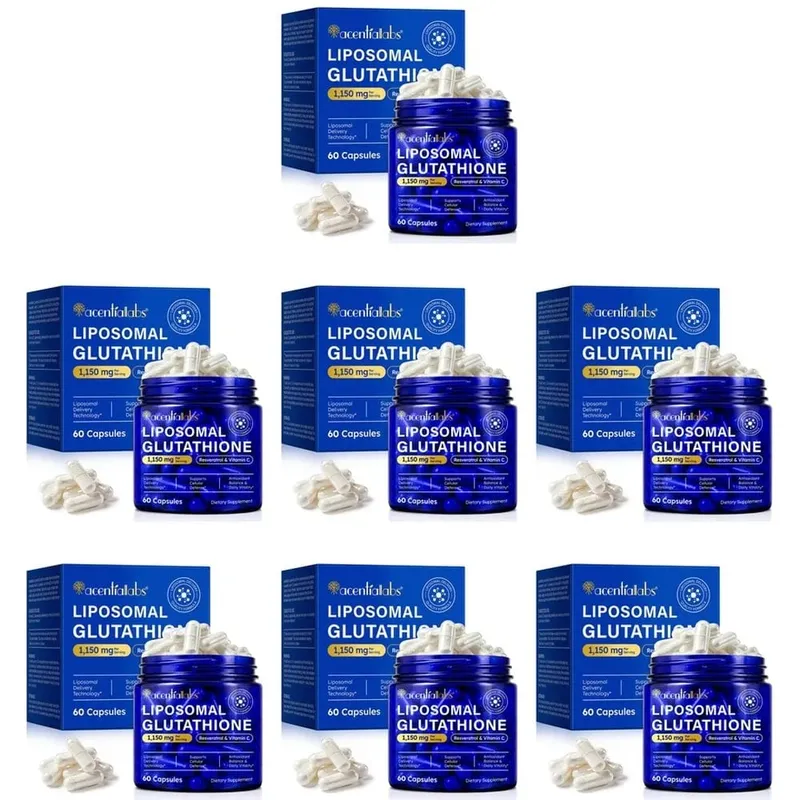 Cápsulas de glutatión liposomal con resveratrol y vitamina C para defensa antioxidante, soporte inmunológico y celular, 60 cápsulas — image 13