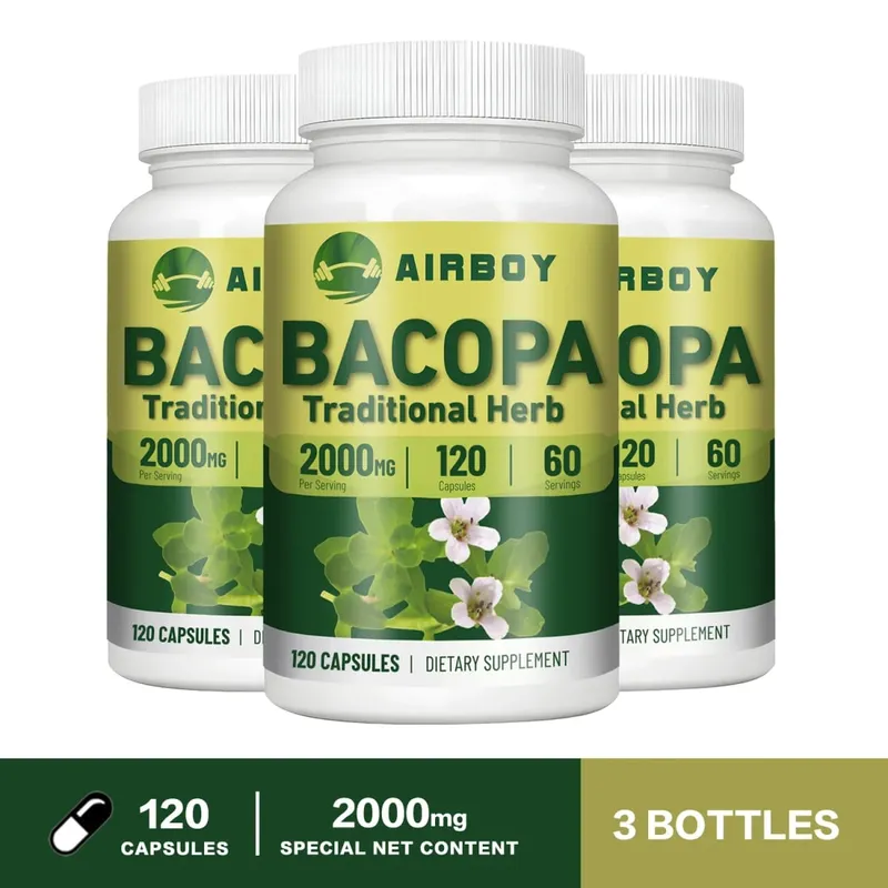 Extrakt z Bacopa Monnieri – pomáhá jasnému myšlení a zlepšuje paměť zpomalení stárnutí pleti doplňky stravy — image 9