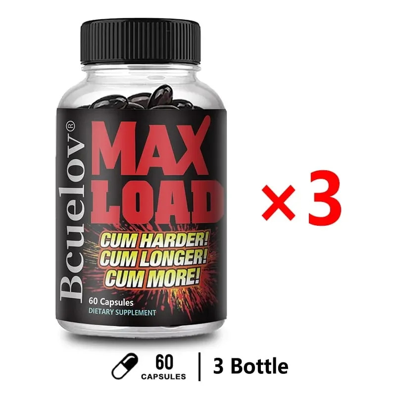 Men's Max Load Capsules - Supports Muscle Mass and Vitality Daily Immune Health Supplement Non-GMO — image 8