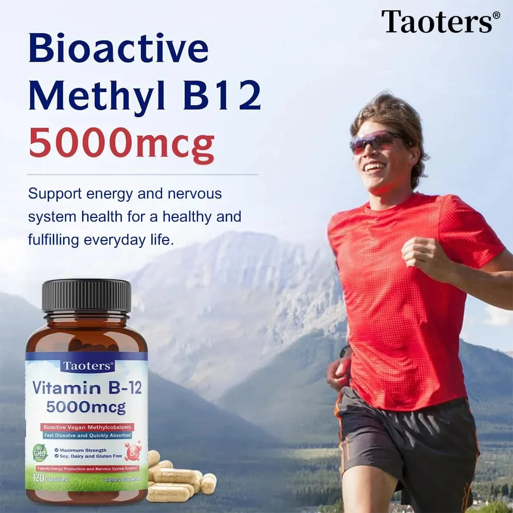 Vitamin B12 5000 Mcg - Extra Strength - Supplement for Supporting Energy Levels Mental Clarity Nervous System Health — image 2