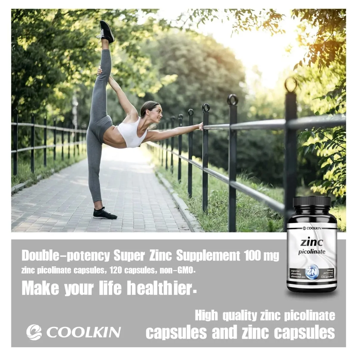 Zinc Picolinate Capsules - Boosts Immune Support Sleep & Energy — image 3