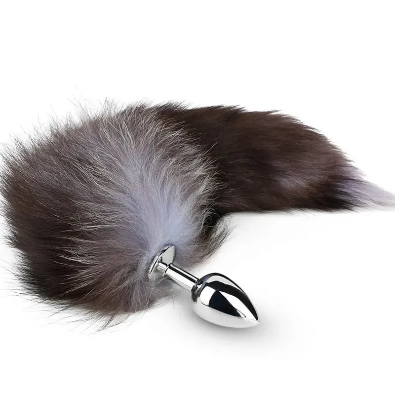 Fox Tail Anal Plug Sex Anal Toy Butt Plug For Women Adult Sex Toy Stainles Steel Anal Plug Smooth Butt Plug Cosplay Sex Toy