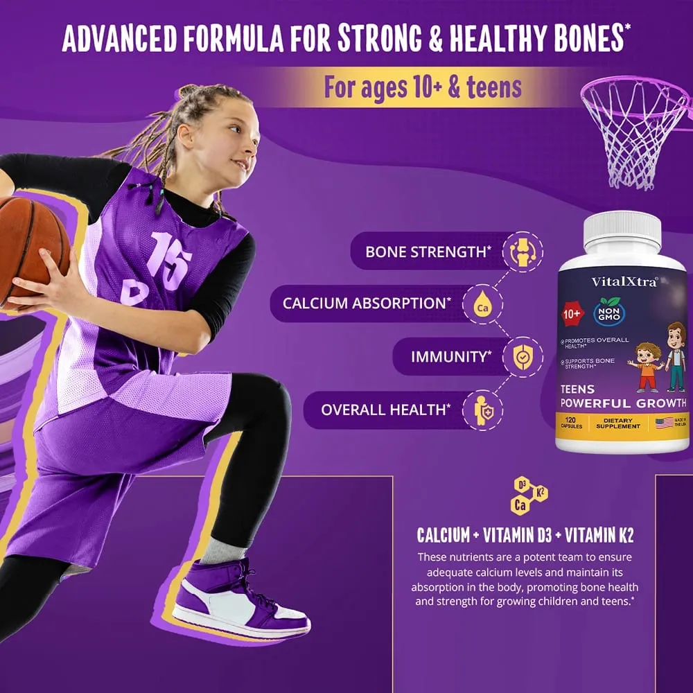 Supplements Capsules Containing Vitamin D3 + K2 Calcium To Strengthen Bones and Enhance Immunity — image 5