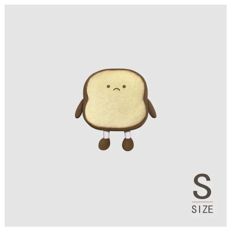 NEW Happy Sad Toast Plush Toy Sleeping Baby Stuffed Pillow Sofa Back Cushion Children Baby Birthday Present Gift Home Decor — image 9