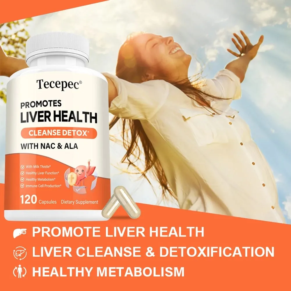 Milk Thistle Extract Capsule พร้อม NAC สำหรับการดีท็อกซ์สารต้านอนุมูลอิสระและทำความสะอาดการทำงานของสุขภาพตับสนับสนุนอาหารเสริมสมุนไพร — image 5