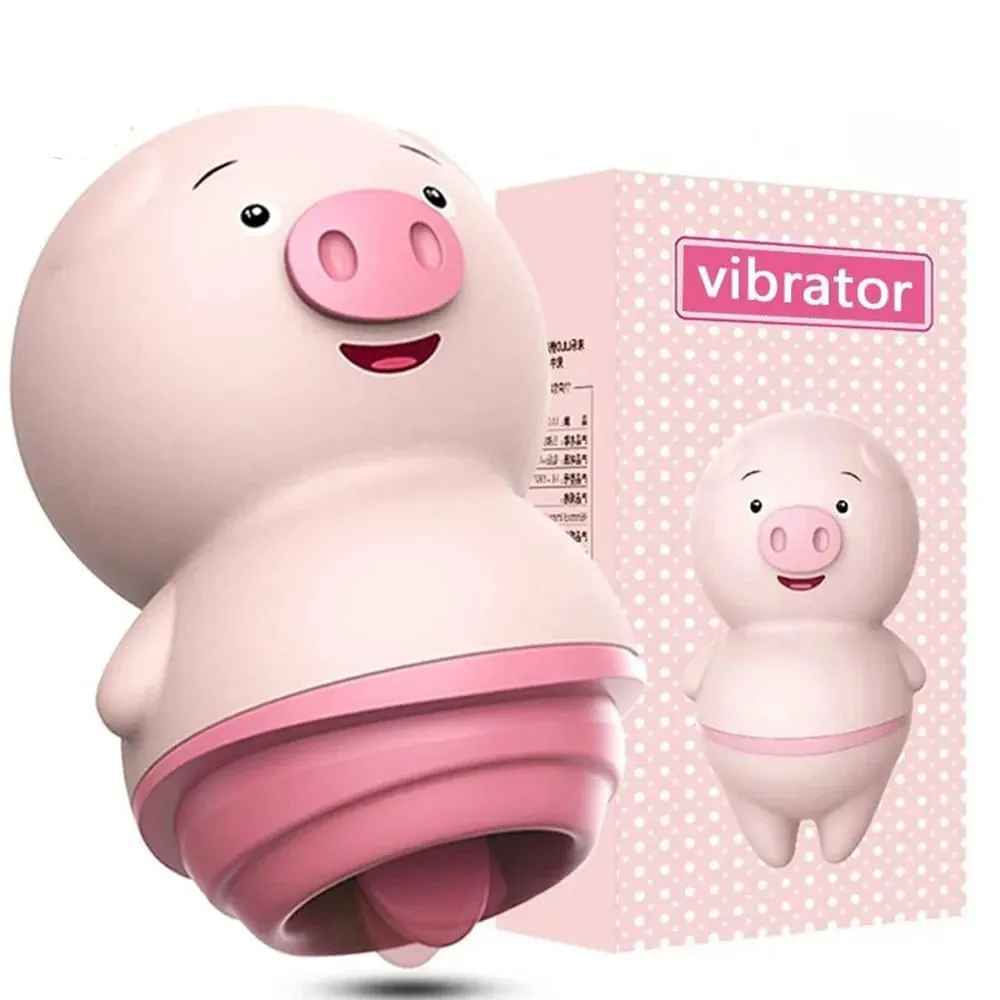 Female Tongue Licking Clitoris Sucking Vibrators Piggy G Spot Vagina Massager Vacuum Stimulator Sex Toys for Women Adults Goods — image 6