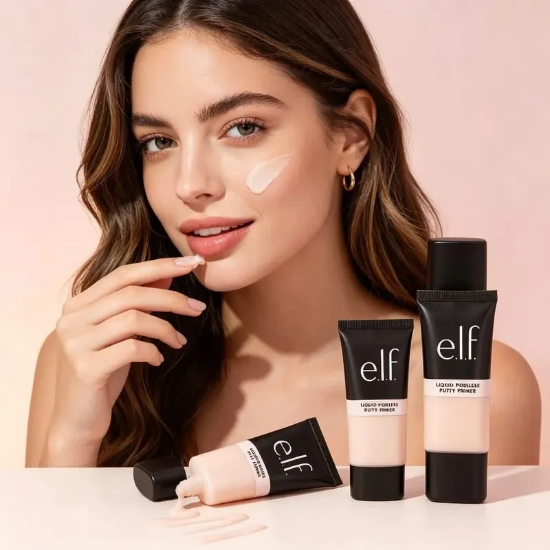 duende. Masilla líquida sin poros, crema de imprimación con textura, Base de maquillaje Facial, minimiza los poros, Control de aceite, cosméticos para la piel impecables