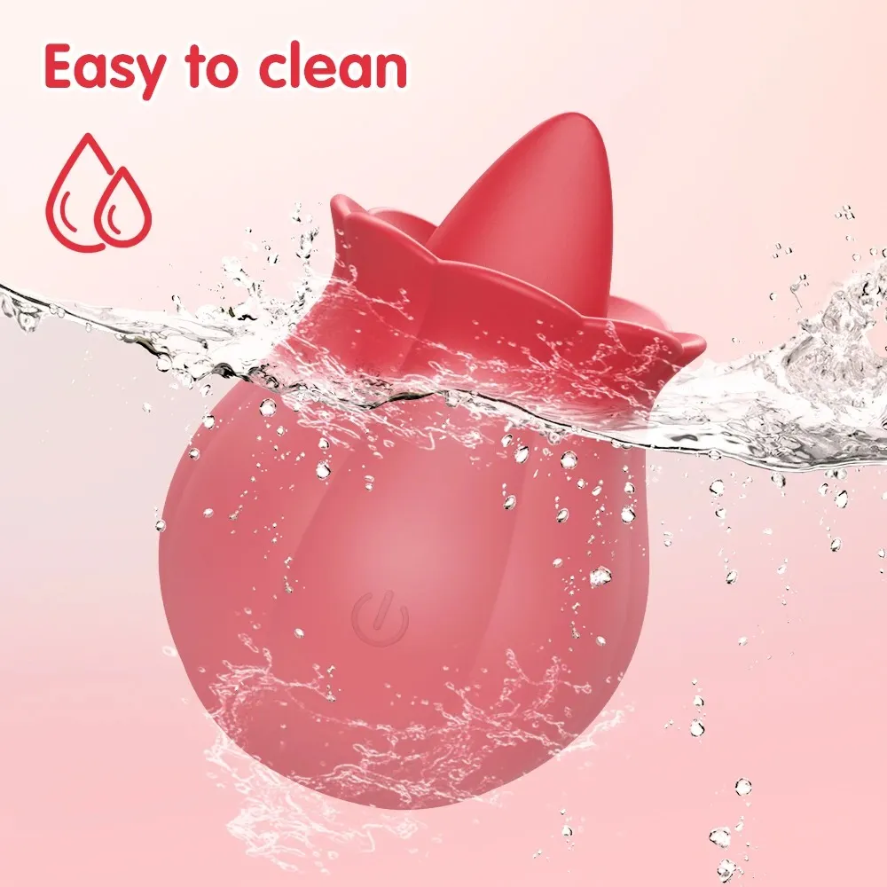 Tongue Licking Vibrator for Women Powerful G Spot Nipples Massager Swing Oral Clitoris Stimulator Adult Goods Sex Toys — image 6