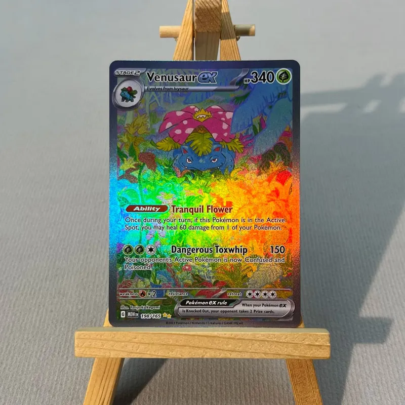 MEW PTCG13-003 Tcg proxy PKM Cards Charizard ex Bulbasaur Charmeleon Rare Collection Battle Toys Gifts for Hobbies home play — image 6