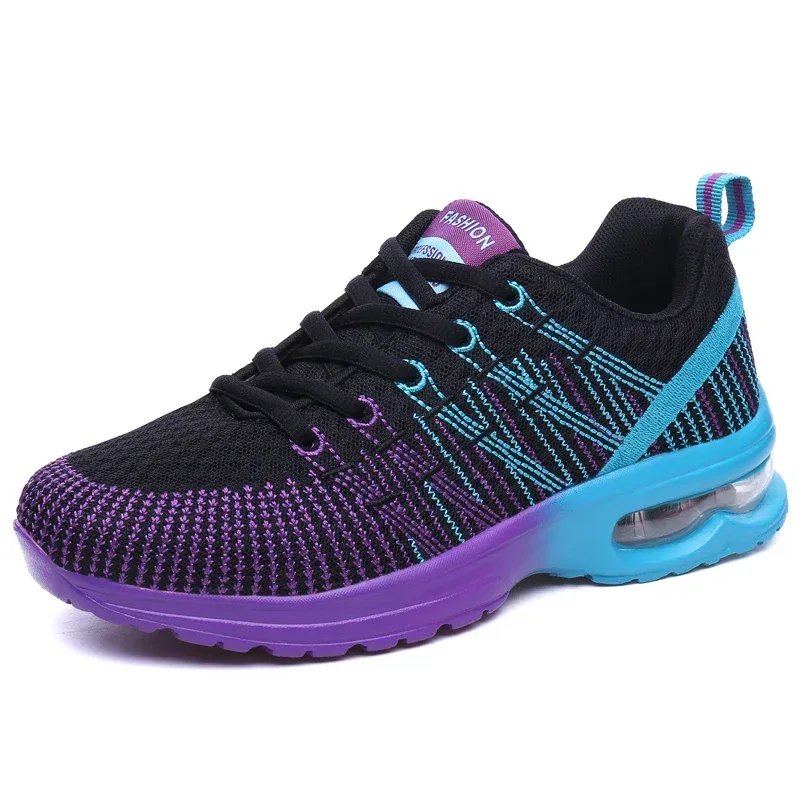 Women Sports Shoes Outdoor High Quality Running Shoes Breathable Athletics Casual Sneaker Ladies Non-slip Sport Walking Shoes — image 8