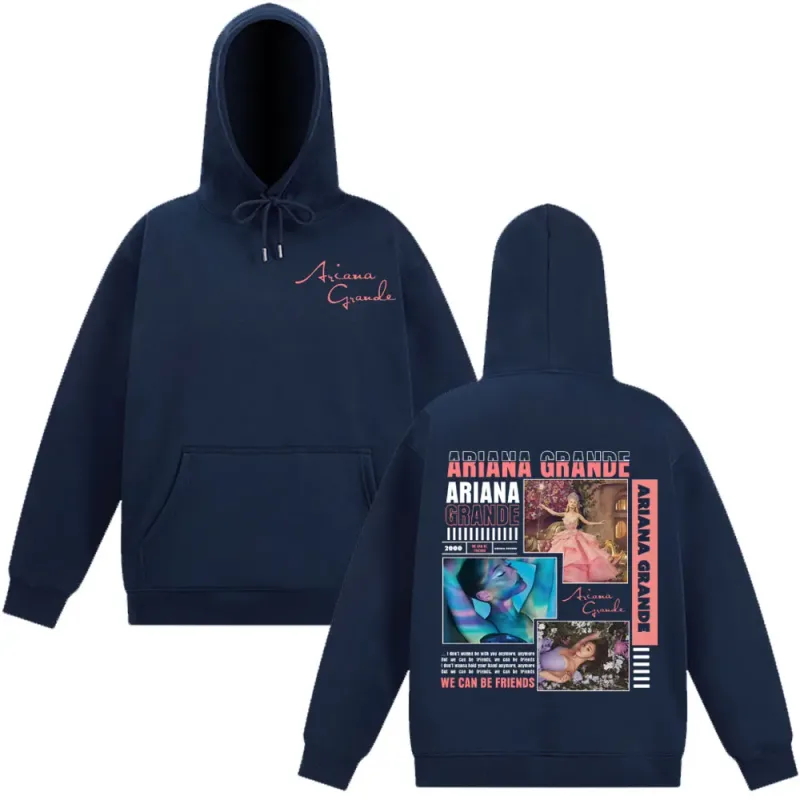 Singer Ariana Grande Album Cover Aesthetics Hoodies Men Women Fashion Sweatshirt Autumn Winter Long-sleeved Vintage Pullover Top — image 4