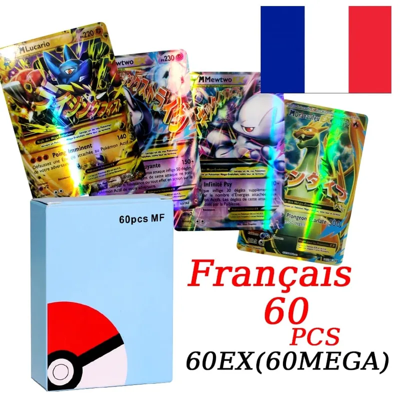 2025 New French Pokemon Cards VMAX V EX GX MEGA VSTAR Carte Collection Battle Trainer Children's Christmas Toys Gift — image 13