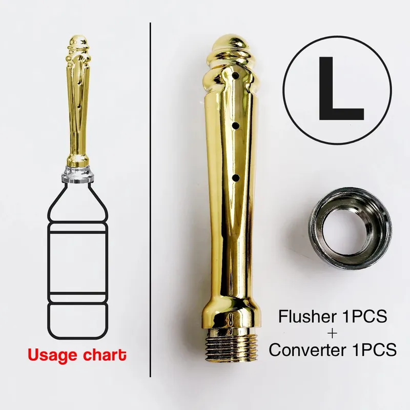 ABS anal vaginal douche Conversion head for outdoor use Posterior chamber irrigation multi-function plug-in shower sex toys