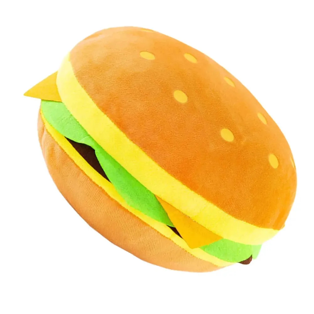 30Cm Hamburger Ném Gối Mô Phỏng Sáng Tạo Đệm Sofa Phòng Ngủ Xe Văn Phòng Trang Trí Đệm Mềm Mại Thoải Mái Quà Tặng — image 4