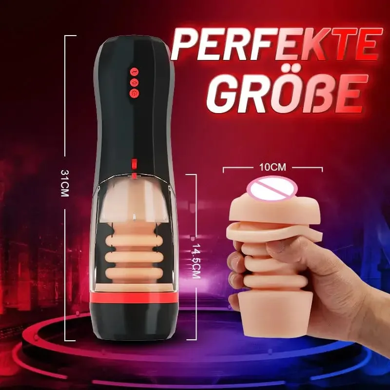 Teljesen automatikus visszahúzható férfi maszturbátor zseb punci hüvelyi anális vibrátor repülőgép csésze felnőtt szexjátékok férfiaknak — image 4
