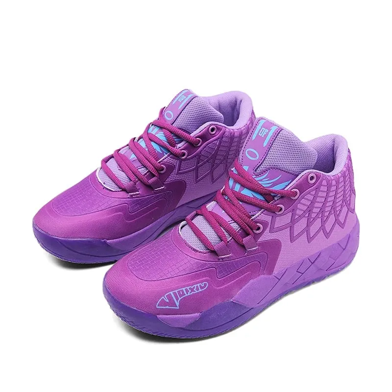 Three-Ball Generation Lamelo Ball Basketball Shoes Yin-Yang High-Top Practical Youth Student Basketball Shoes Men's Sports Shoes — image 9