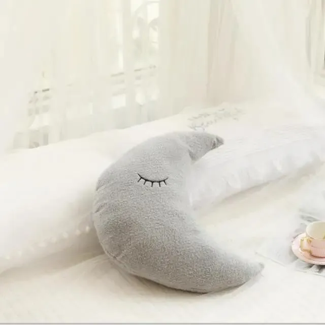 Oreiller en peluche nuage, lune, étoile, goutte de pluie, coussin doux, jouets pour enfants, bébé fille, cadeau de noël, décor de voiture, chambre — image 17