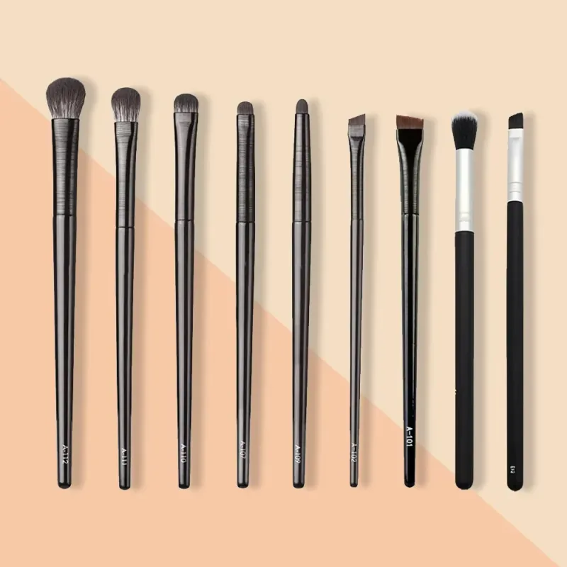 1/3pcs Professional Classic Natural Eye Makeup Brushes Set Eyeshadow Eyebrow Blending Smokey Black Beauty Make up Brushes