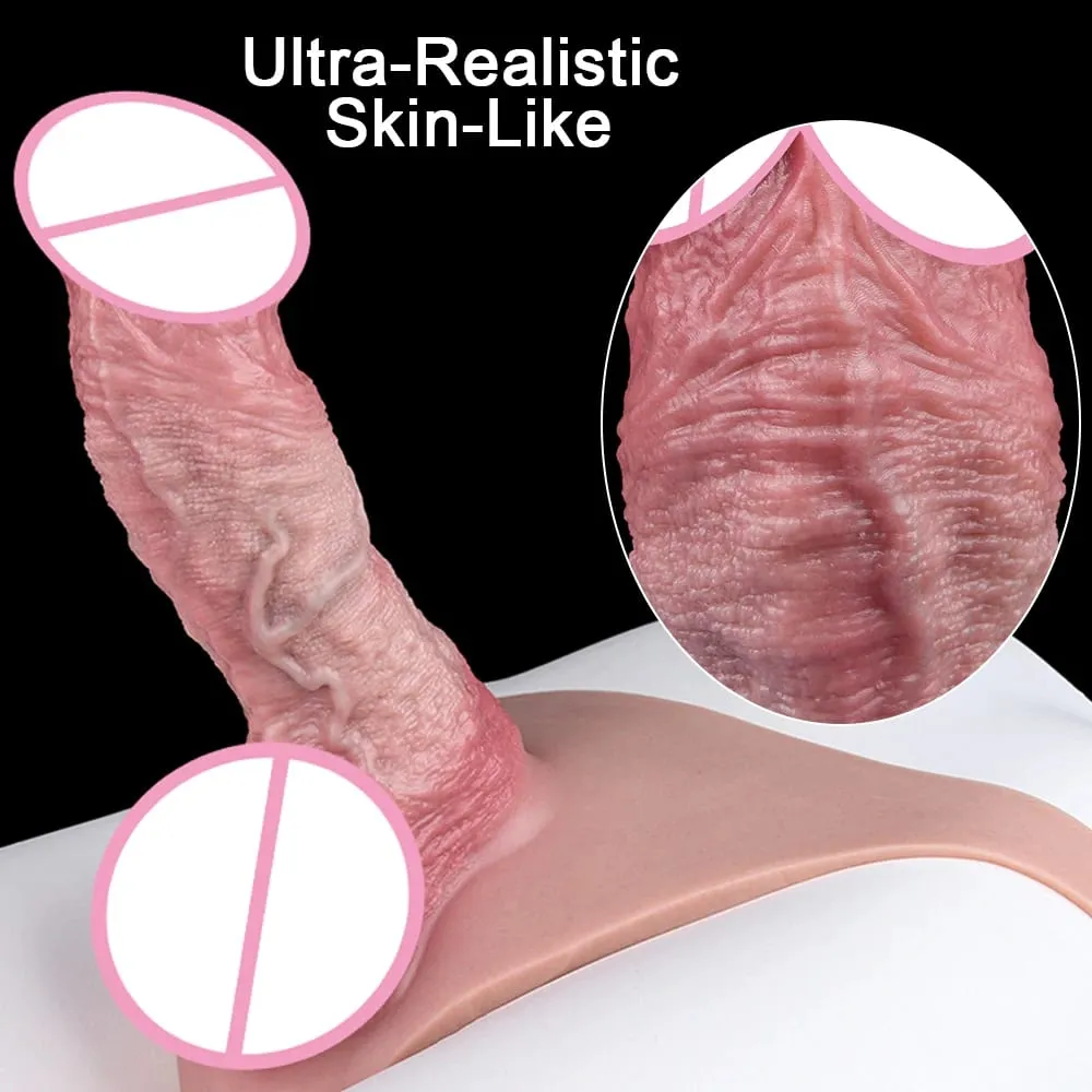 Silicone Strapon Hollow Penis Panties Ultra Real Penis Sleeve насадка на член 18+ Male Cock Extender Adult Sex Toys — image 4