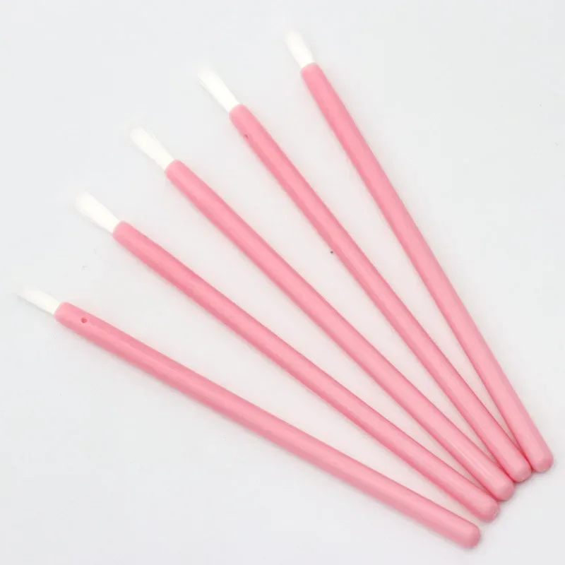 50Pcs Disposable Nylon Fiber Lip Brush Lipstick Wands Clean Applicator lip Gloss Brushes portable Cosmetic women Makeup Tools — image 14