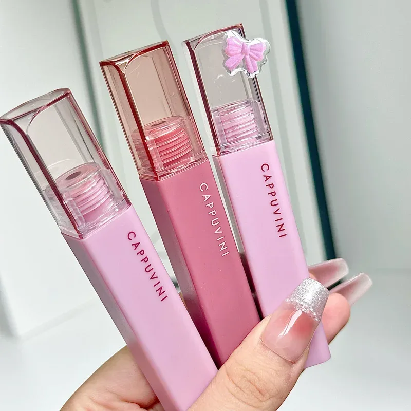 Silky Velvet Lip Gloss Matte Lip Mud Waterproof Non-Stick Cup Lip Glaze Smudge Proof Not Fade Liquid Lipstick Korean Makeup — image 5