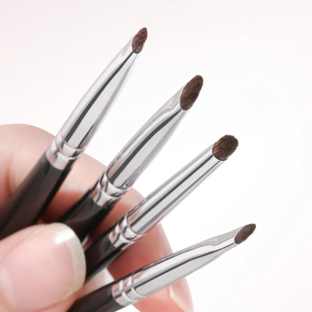 Detail small Eyeshadow Make up brush Pony hair Precision Eye shadow Makeup brushes Tapered Smudge cosmetic tools — image 4