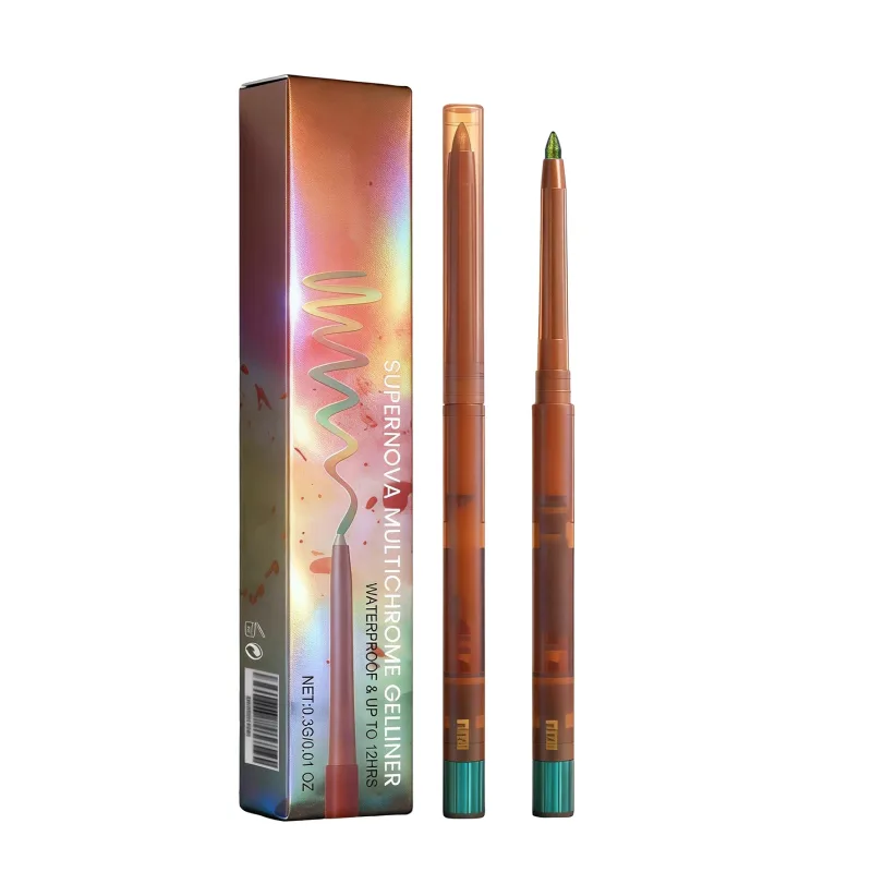 Photochromic Eyeliner Gel Pencil - Unique Eye Makeup Style Smooth Lines Smudge-Proof Long-Lasting Color-Changing Shimmery — image 6