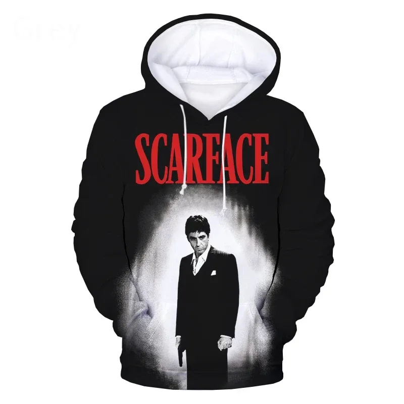 Scarface Movie 3D Print Hoodies Men Women Fashion Streetwear Oversized Sweatshirts Hoodie Male Pullovers Tracksuit Man Clothing — image 11
