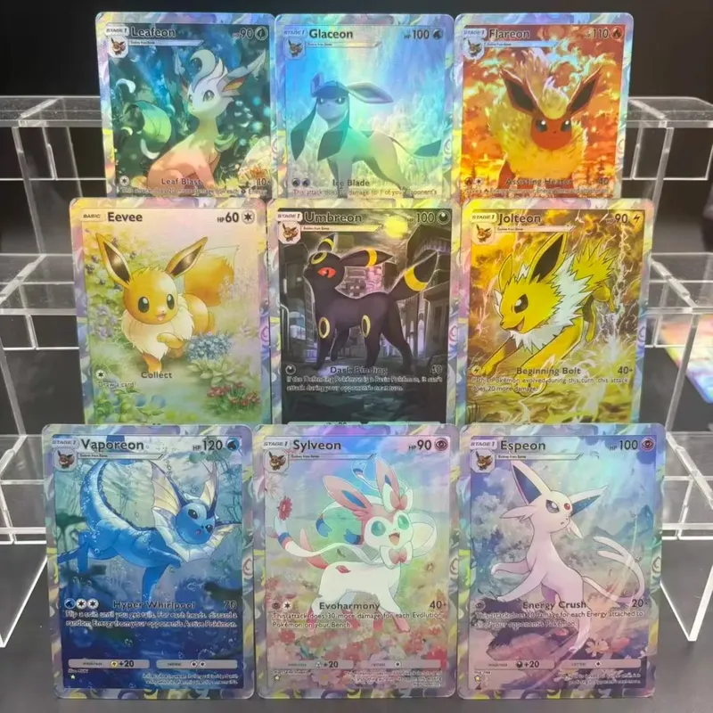 DIY POCKET Collection Cards Umbreon Espeon Jolteon ex Self Made Single Card Classic Game Anime Card Gift Toy