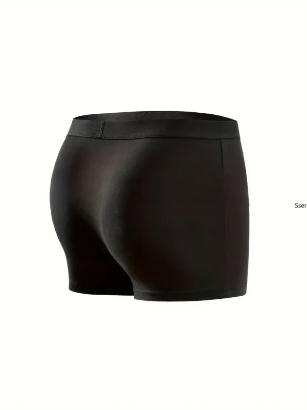 10PCS Men's Underwear Black Color Men Underpant High Stretch Boxer Shorts Sexy Men Panties Plus Size L-4XL Breathable Men Boxer — image 8