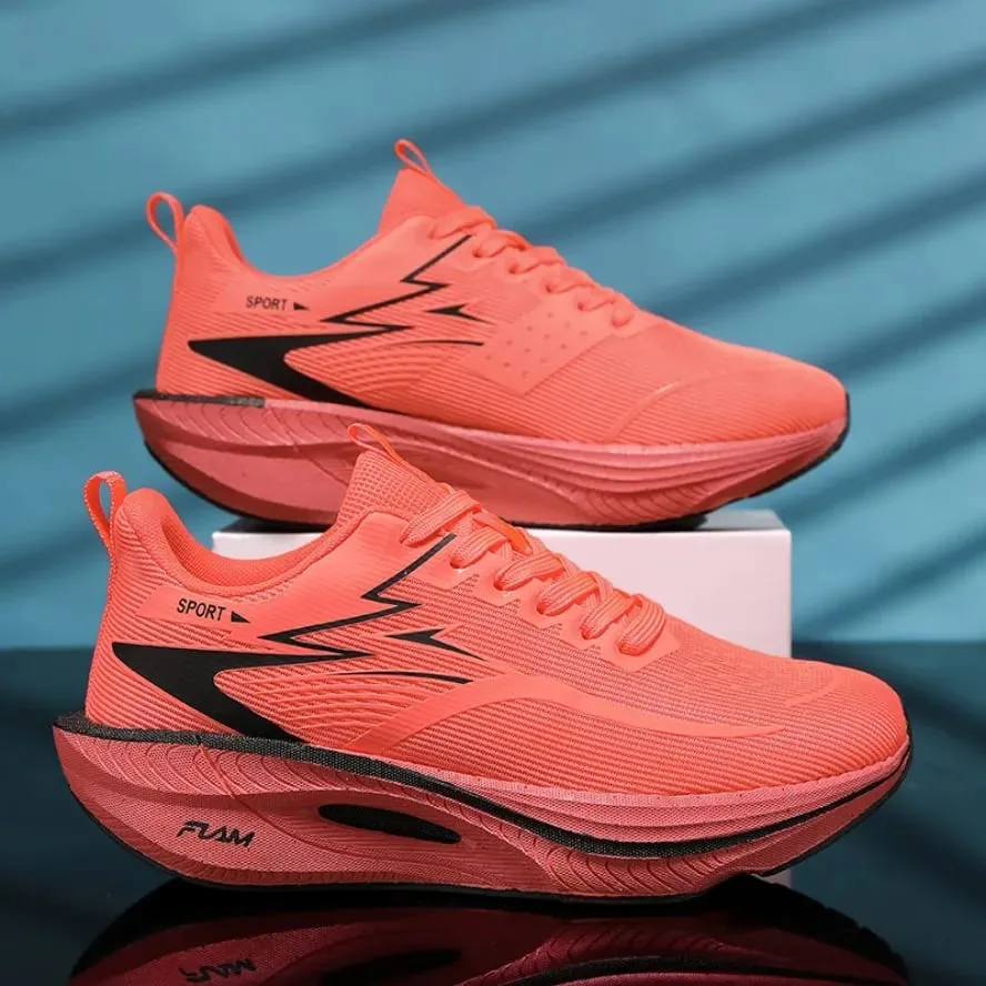 2026 Men Sports Running Shoes Carbon Board Air Cushion Breathable Lightweight Women's Comfortable Athletic Nonskid Sneakers — image 4