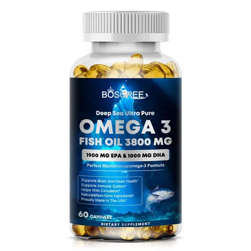 Omega 3 Fish Oil Supplement EPA+DHA - Suitable for Heart Liver Eye Brain Joint Health-Attention Memory and Emotional Support — image 9