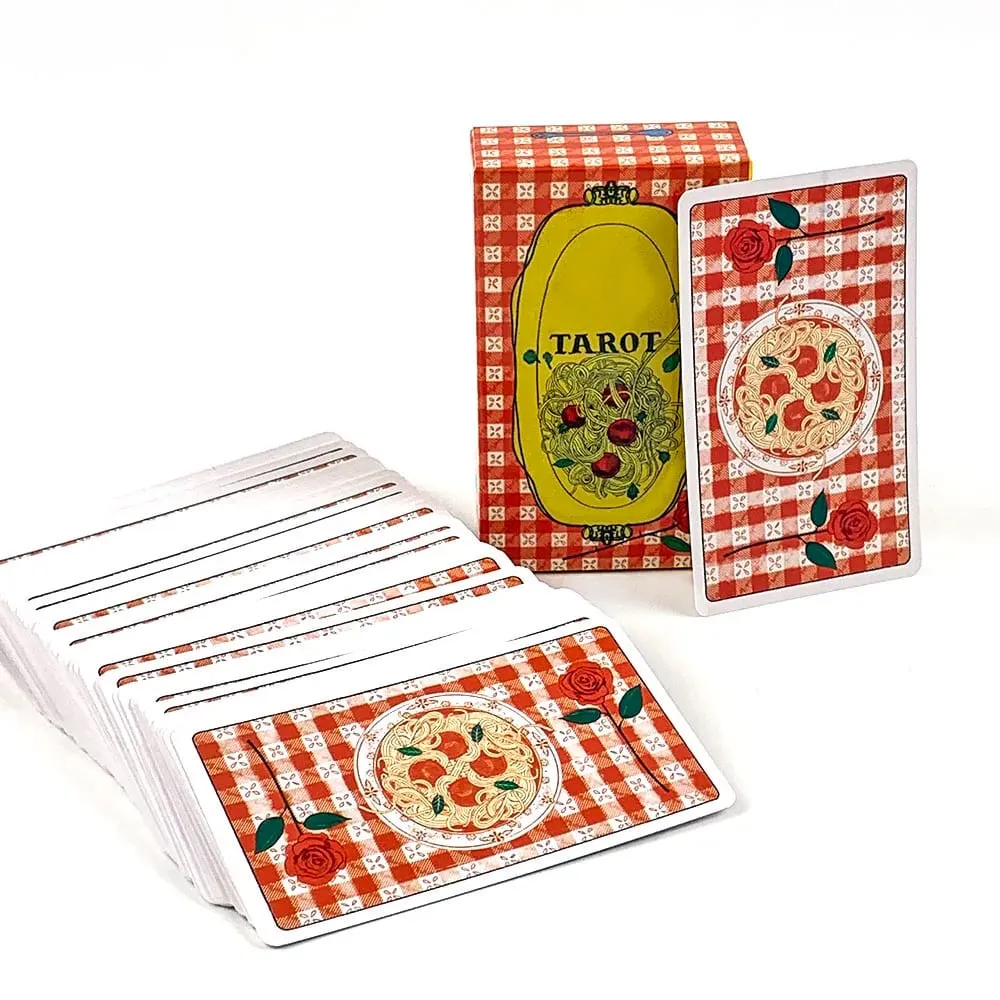 New Tarot Cards A 78 Exquisite Deck Prediction Divination English Visions Tarot Cards Family Gathering Card Game Party Games