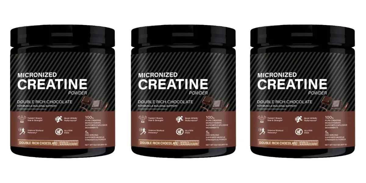 Creatine Monohydrate Powder 10.6 OZ Chocolate Flavor Sports Nutrition Support Athletic Performance Post‑Workout Muscle Recovery — image 9