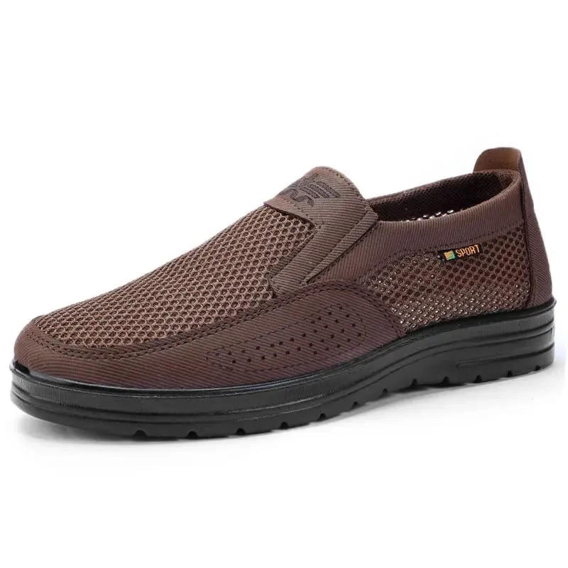 Herresko 2025 Sommer Casual Sneakers Åndbar Mesh Chunky Sole Overkommelig gratis forsendelse — image 5