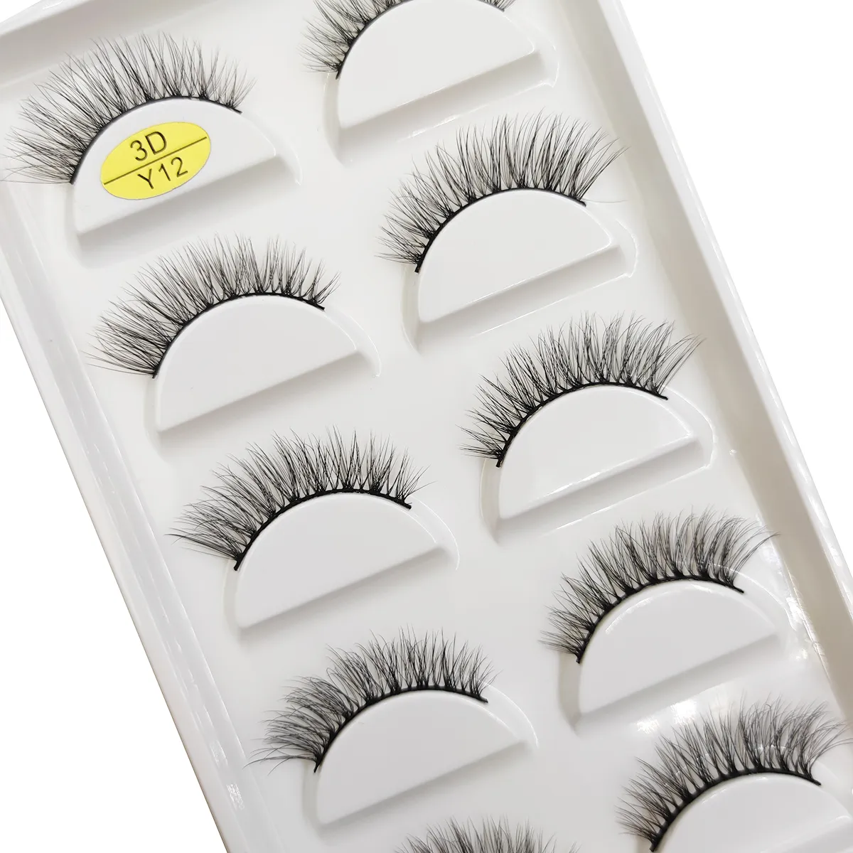 5 pares de pestañas postizas de visón 3D naturales suaves y esponjosas pestañas postizas de ojos maquillaje pestañas belleza gato Cilios 9 estilos — image 3