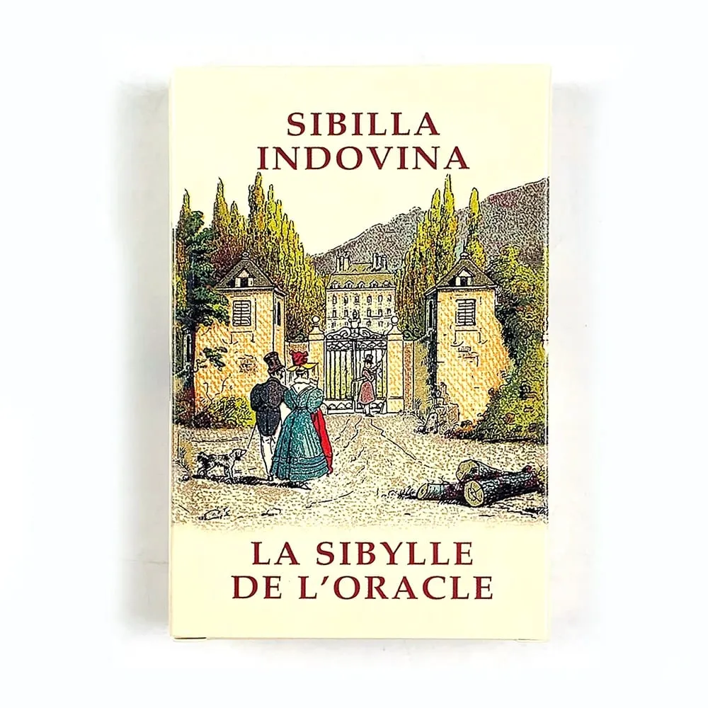 Sibilla Oracle Cards 52 Cards Italian Traditional Divination Deck Games Perfect for Daily Life Reading & Relationship Guidance
