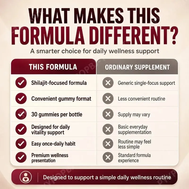 Googeer Shilajit Gummies Pure Himalayan High Potency Supports Immune Health Brain Health Daily Wellness 30 Gummies — image 5