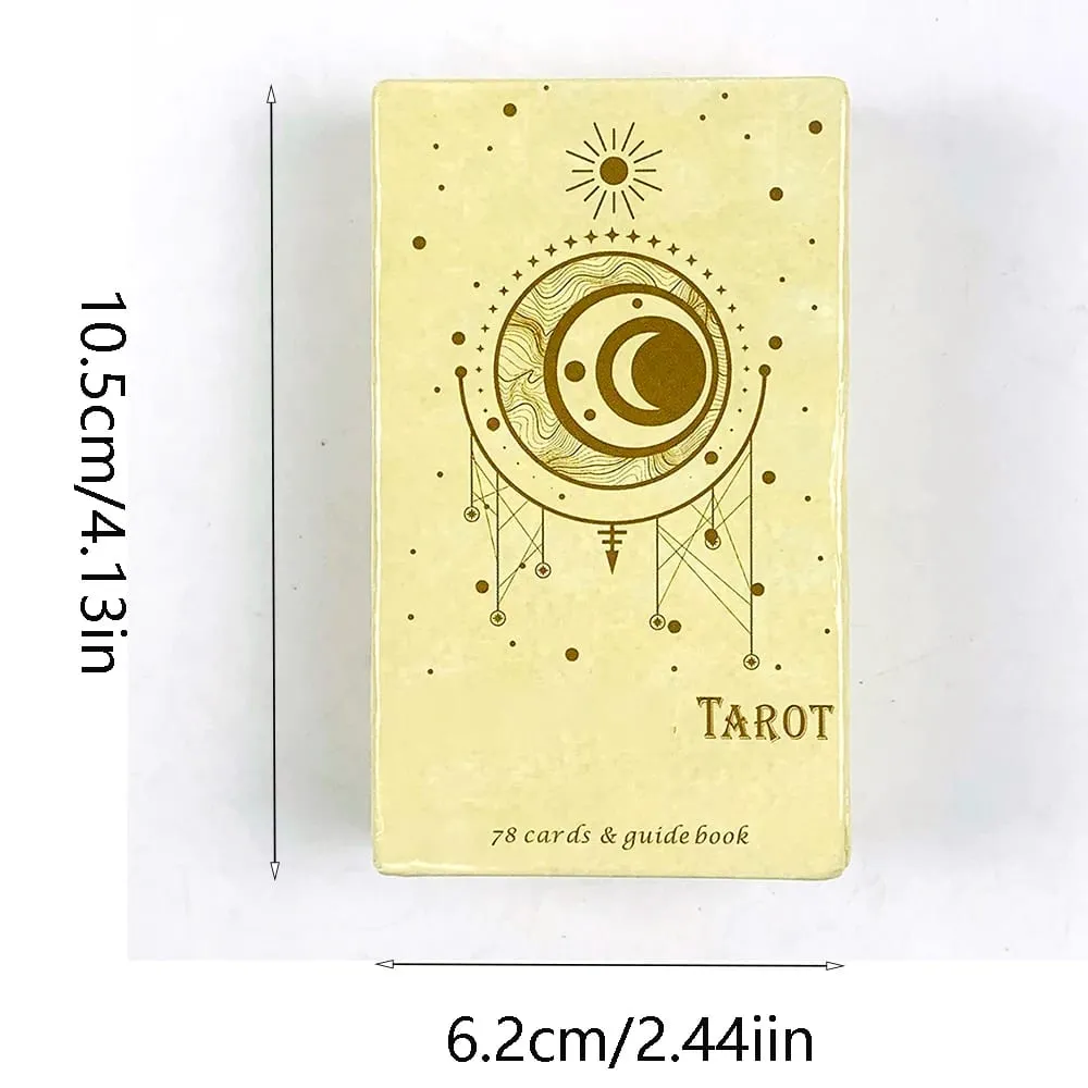 The Classic Tarot Cards 78 Cards English Version Divination Cards Game Spiritual Reading with Paper Instruction for Beginners — image 6