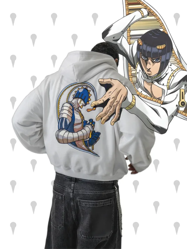 Y2k Jojo Bizarre Adventure Anime Hoodie Harajuku Oversized Sticky Fingers Hoodies Women Men Streetwear Couple Hip Hop Sweatshirt — image 4
