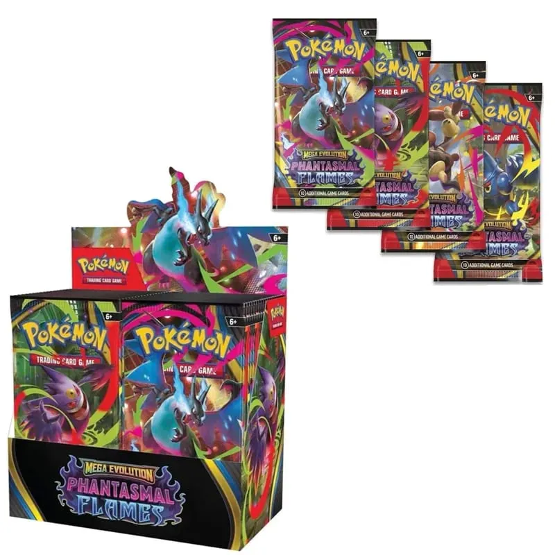360Pcs/Set Pokemon Card MEGA EVOLUTION Chaos Rising Prismatic Evolutions Black Bolt English Booster Battle Transaction Card