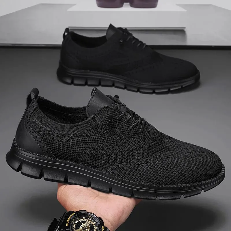 Men Casual Shoes Breeze Stylish Oxfords Fashion Formal Business Urban Breathable Shoes for Male Non Slip Dress Sneakers for Man — image 16