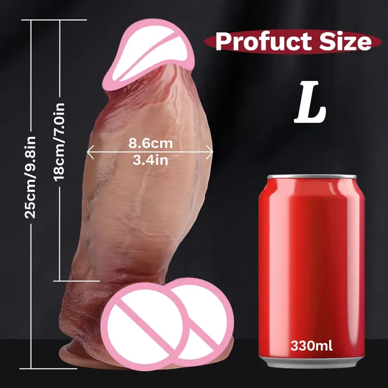 Big Realistic Silicone Dildo with Suction Cup G-Spot Anal Dildos Strapon Dick Butt Plug Masturbat Adult Sex Toys for Man Women