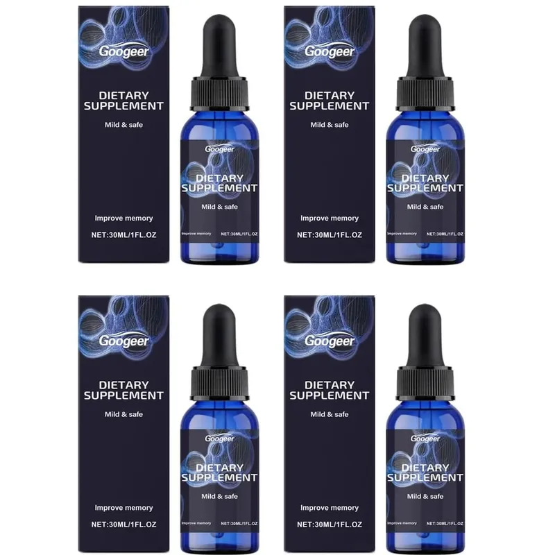 Googeer Methylene Blue Drops Memory Focus Support Drops with Vitamin B1 Mint Leaf Extract Gluconolactone Alcohol Free 30 ML — image 11