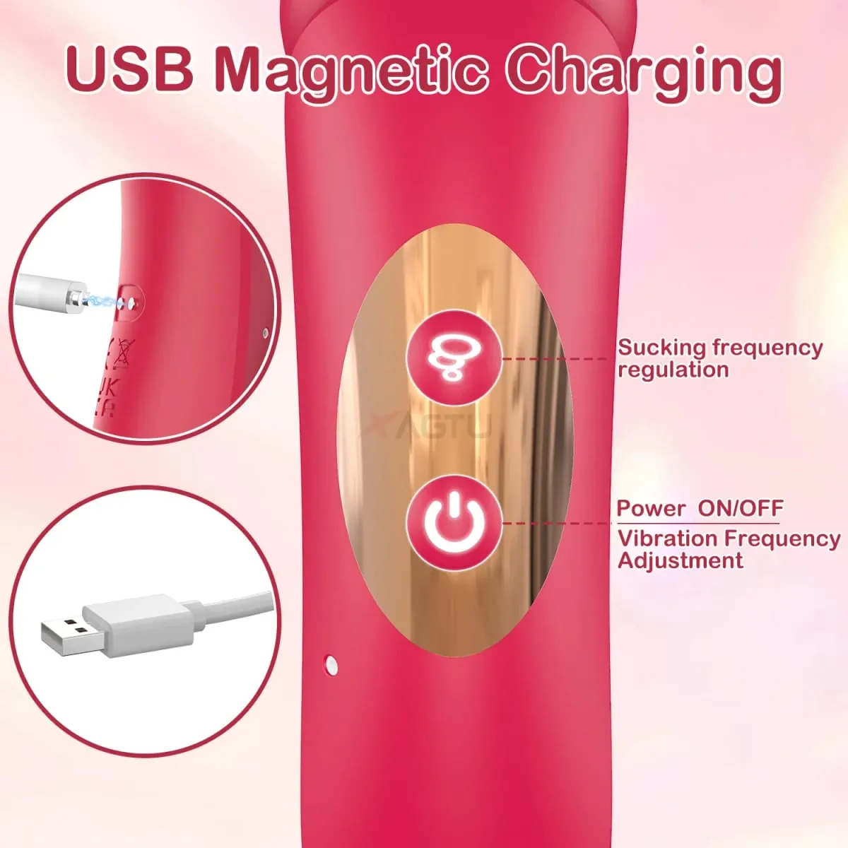 Powerful Sucking Vibrator Licking Clitoris Clit Sucker for Women Female Vacuum Suction Nipple Sucking Stimulator Adult Sex Toys — image 6