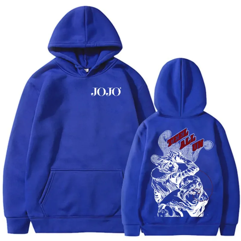 Anime JoJo Bizarre Adventure STEEL BALL RUN Gyro Zeppeli Johnny Joestar sweat à capuche pour homme femmes vêtements mode pulls sweats — image 10