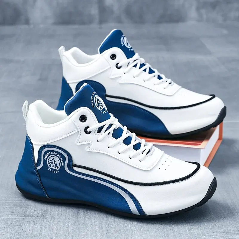 Men'S Shoes New Casual Sneakers Shock-Absorbing Breathable Running Shoes Men'S Wear-Resistant Thick-Soled Skate Shoes — image 5