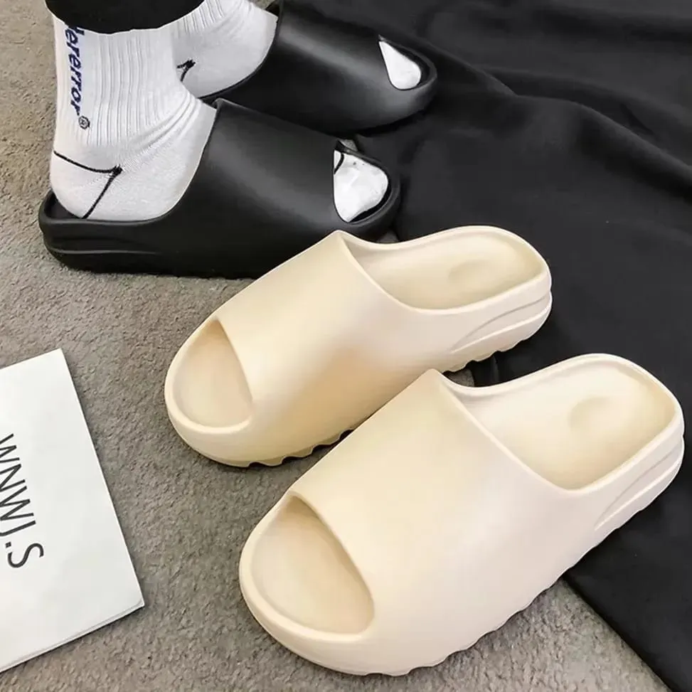 Scarpe da casa unisex Sandali scorrevoli con piattaforma morbida e antiscivolo per donna Uomo Pantofola da bagno per doccia esterna interna per adulto — image 1